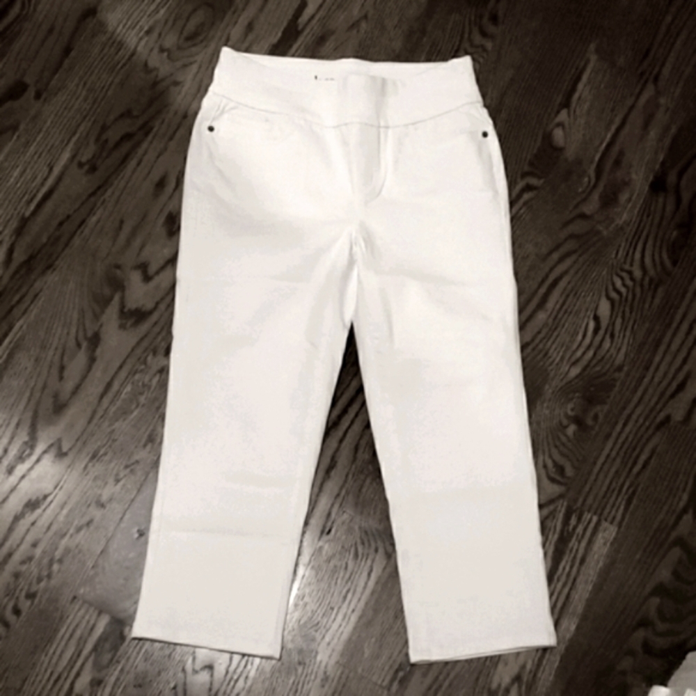 Denim & Co Smooth Waist Crop Pants